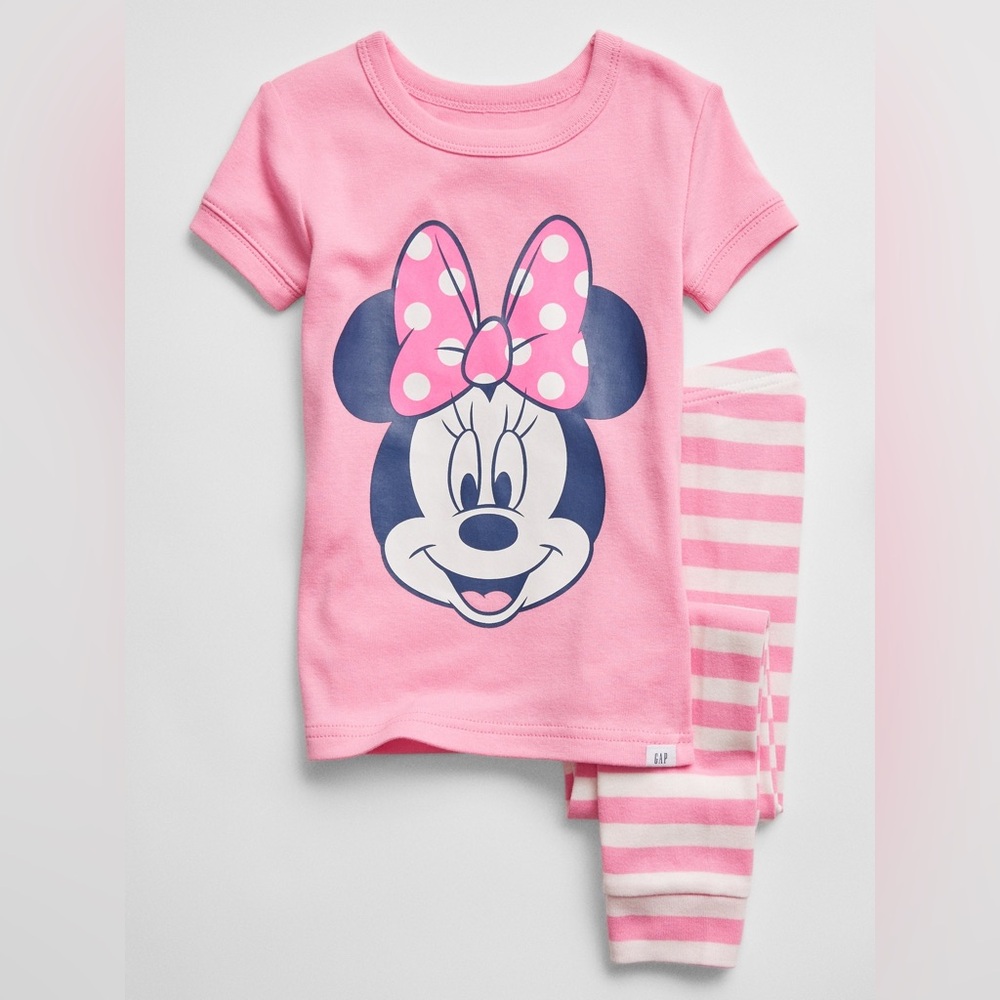 baby Gap Disney Minnie Mouse 100% Organic Cotton PJ Set Size 5T